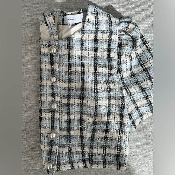 Cropped tweed top - Picture 4 of 4